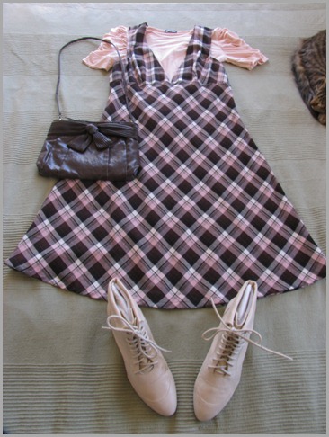 Plaid Belt Jumper
